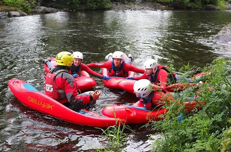 The Happy Camper Boutique camping adventure stag in North Wales.