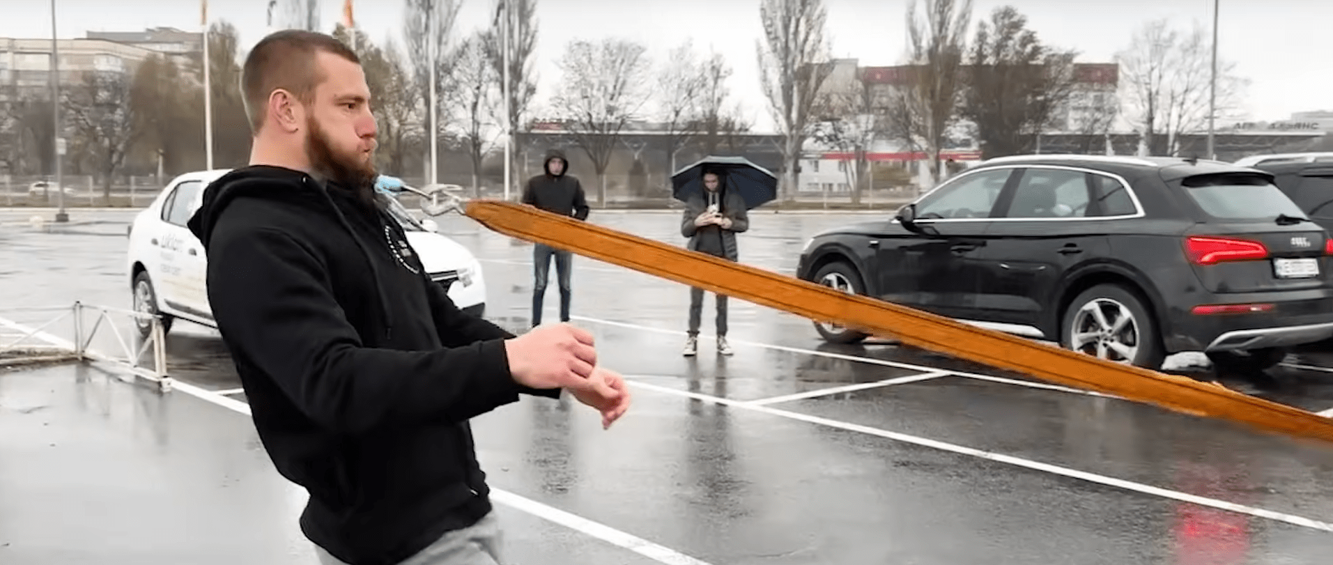 Man Breaks World Record Pulling Bus with Beard Astonishing Feat of