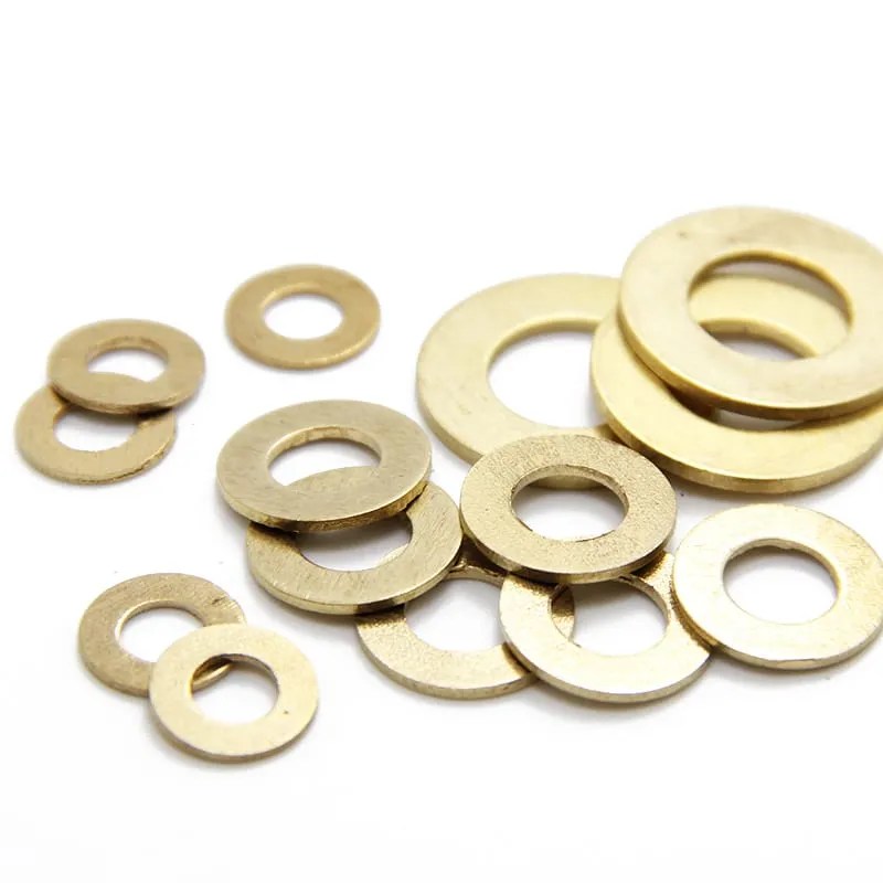 Brass Flat Washer Bronze & Graphite Plugged Customize!