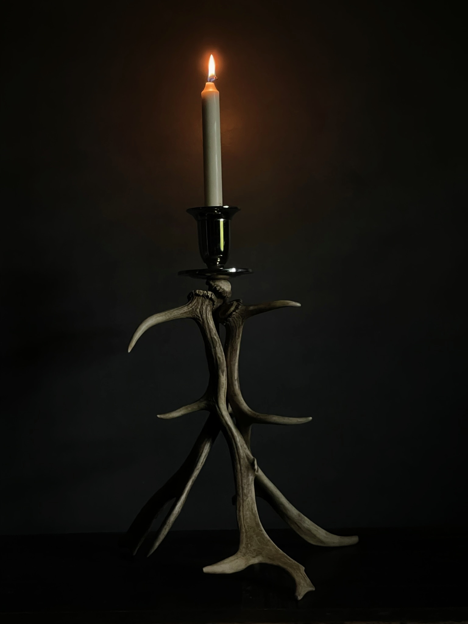 Fallow deer antler candlesticks S BEAST Interiors