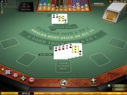 Pontoon Beating Bonuses
