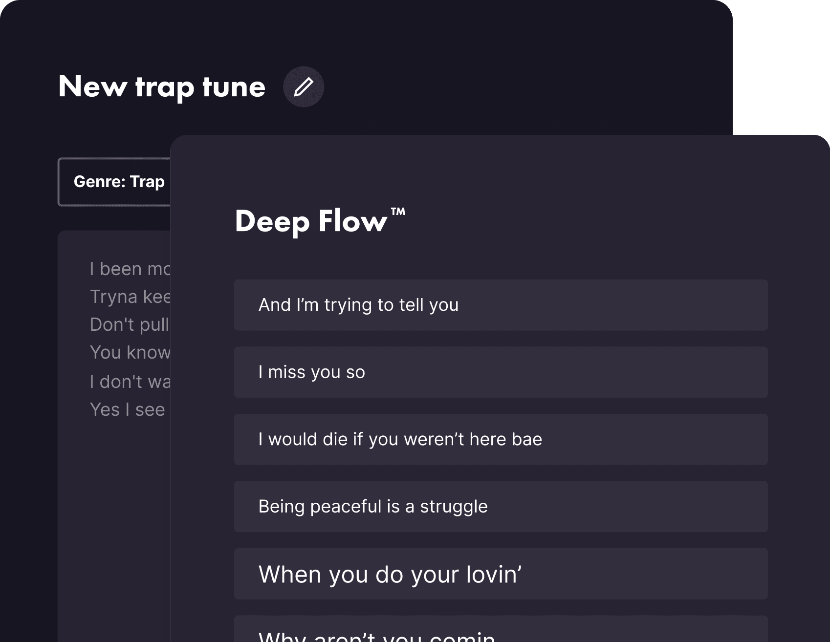 AI Song Lyrics Generator Rap, Metal and more Beatopia