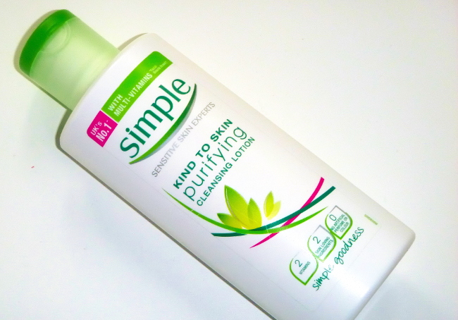Review Simple Purifying Cleansing Lotion Beautiful With Brains