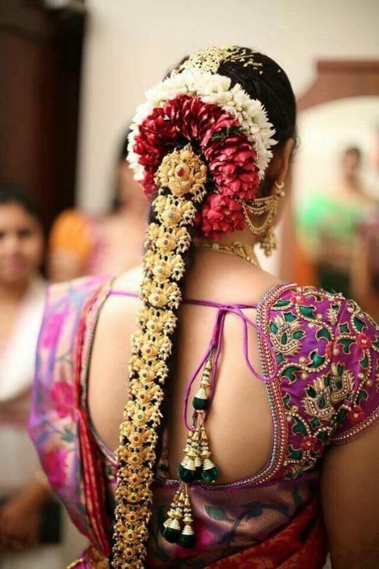 20 Beautiful Pics of Pattu Saree Blouse Back Neck Designs for Marriage