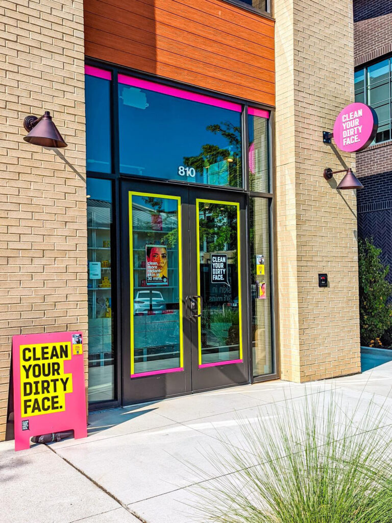 Facial Bar Concept Clean Your Dirty Face Plots Product And Location