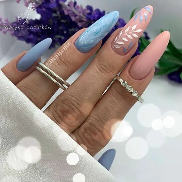 33 Ways Baby Blue Nails Will Make Your Manicure Next Level