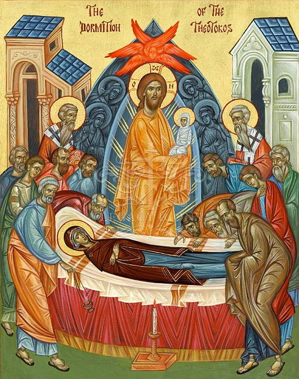 Icon of the Dormition of the Theotokos Believers Eastern Church