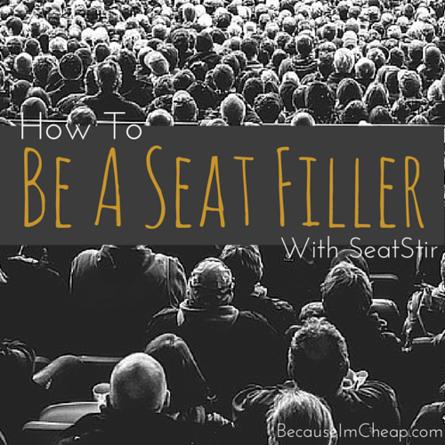 How To Be A Seat Filler SeatStir Review Because I'm Cheap