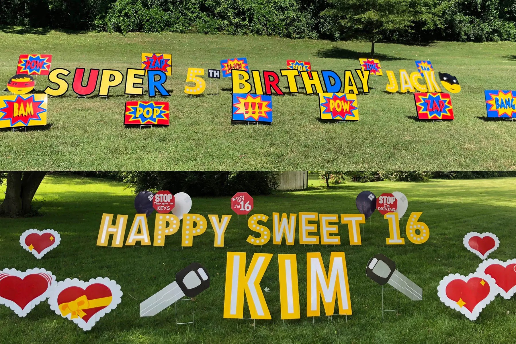Personalized Birthday & Graduation Yard Signs St. Louis MO Beckys