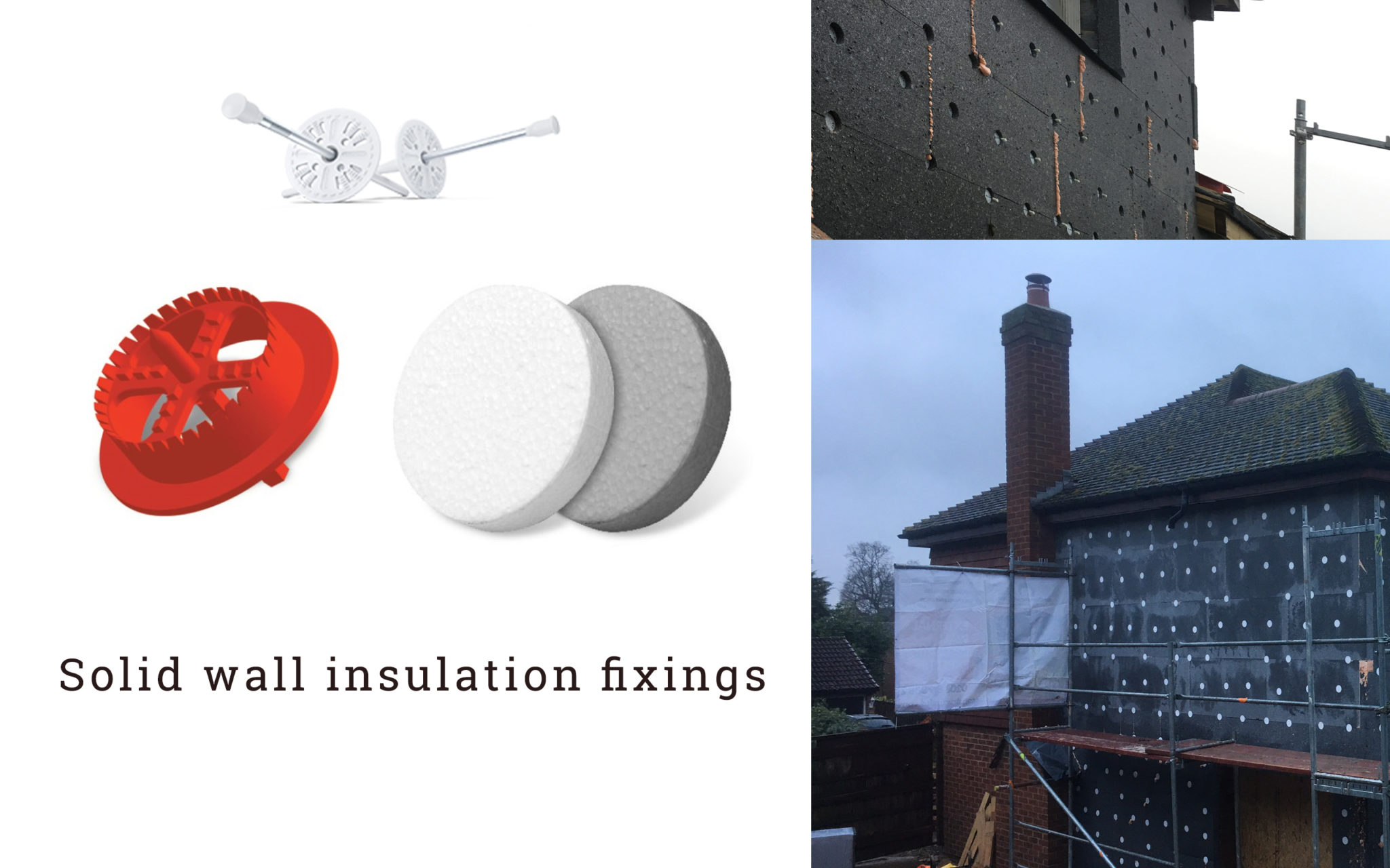 Avoiding thermal bridging when fixing EPS