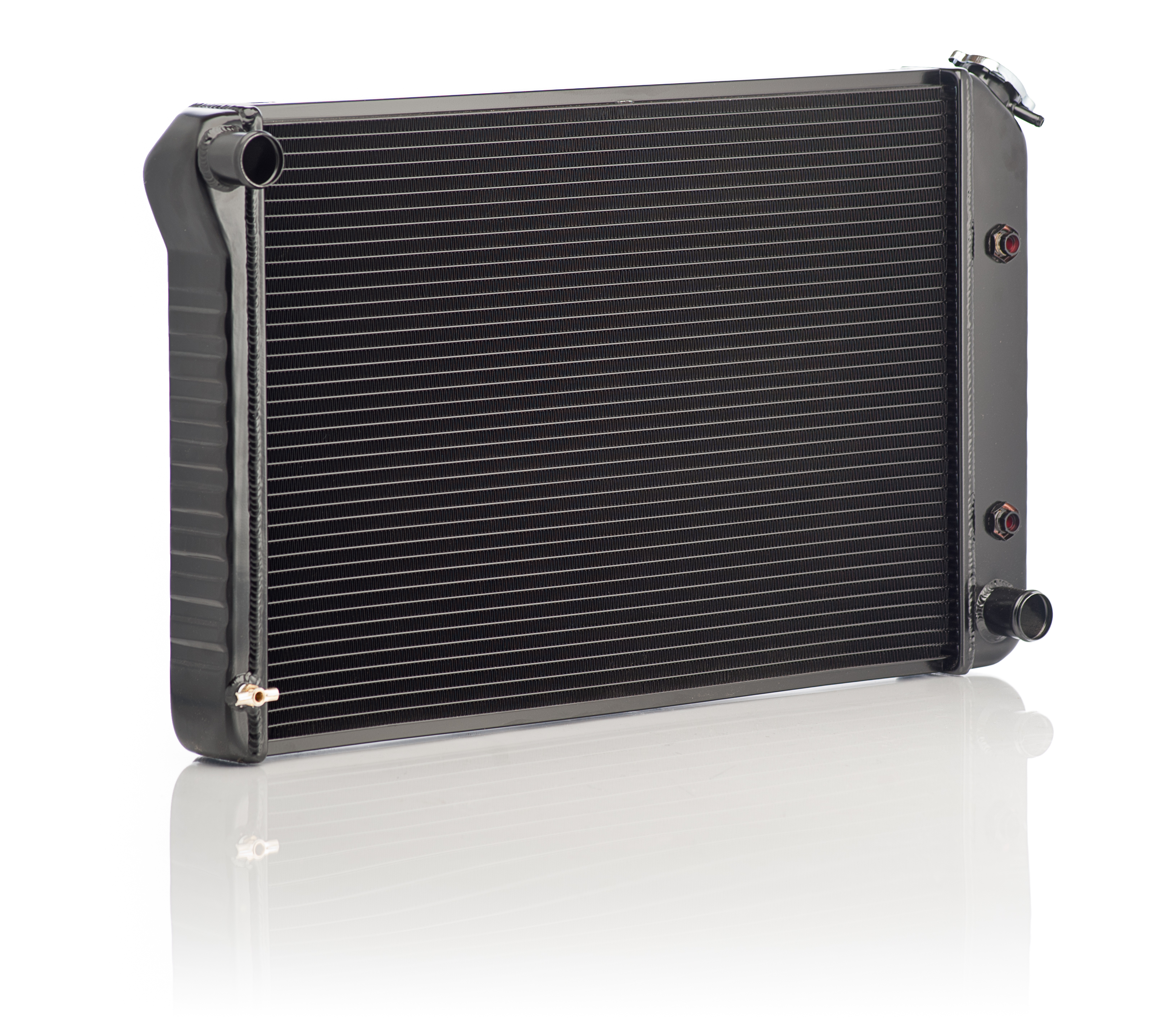 Camaro Crossflow Radiator 7081 Camaro Automatic OE Series Black Finish