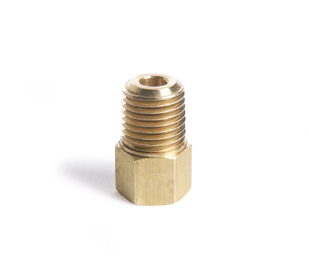 Brass 1/4 Inch NPT x 5/16 Inch Flare Transmission Cooler Fitting Be