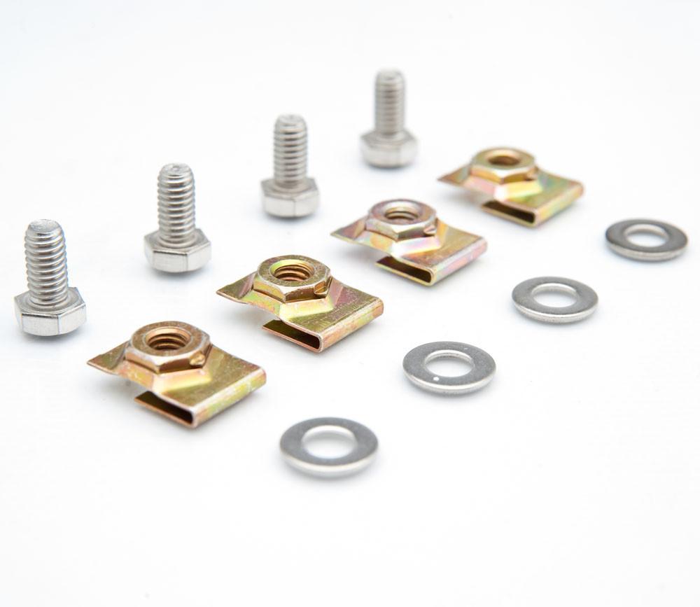 JClip and Bolt Kit for Flange Mount Radiators Be Cool Radiator Be Cool Radiators