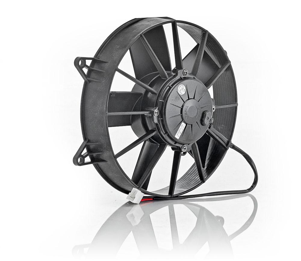 10 Inch Electric Pusher Fan Euro Black High Torque Be Cool Radiator