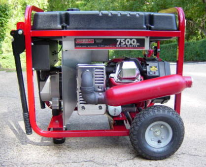 Quiet muffler for a honda generator