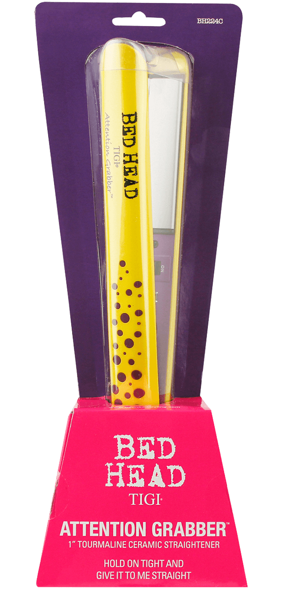 Bed Head Attention Grabber 1” Tourmaline Ceramic Straightener Bedhead