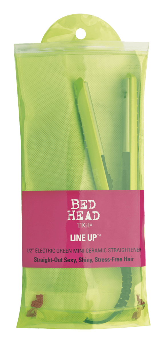 Bed Head ½” Electric Green Mini Ceramic Straightener Bedhead Styling