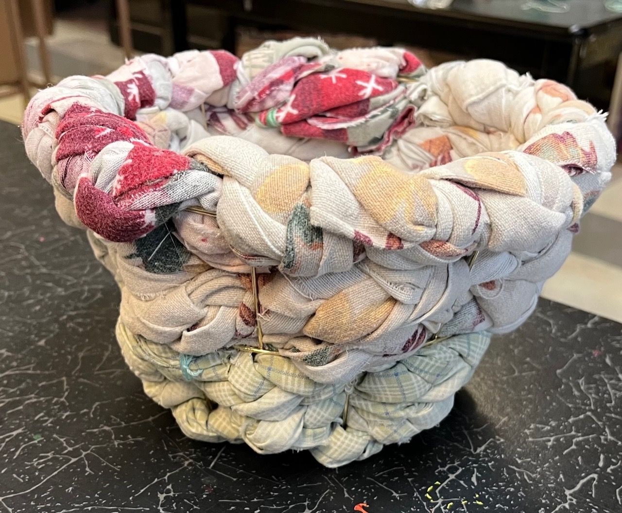 Baskets From Sheets From The Magic Art Factory Of Gibbons. And