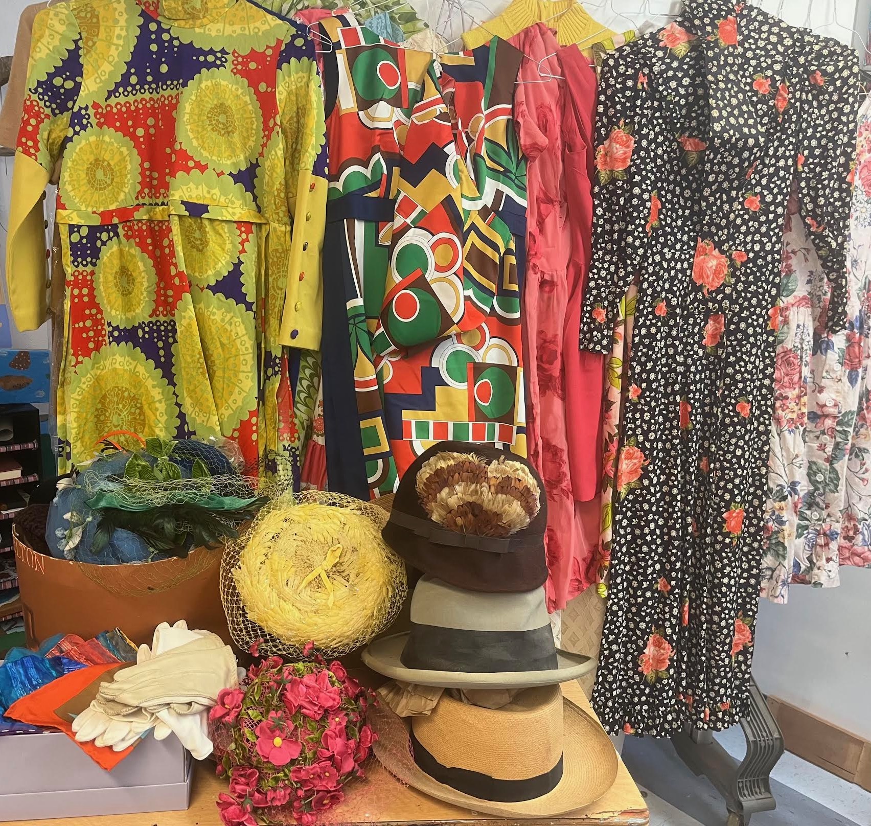 The Vintage Clothes Keep Coming To Gibbons Artists From All Over