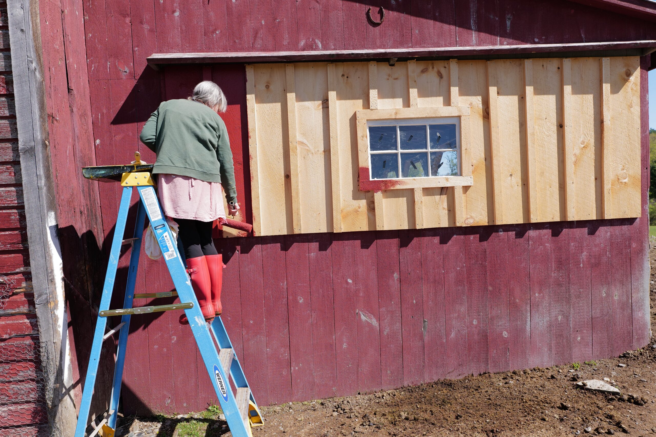Painting The Barn. A Win For Barn Integrity. For Me, A Return To Normal