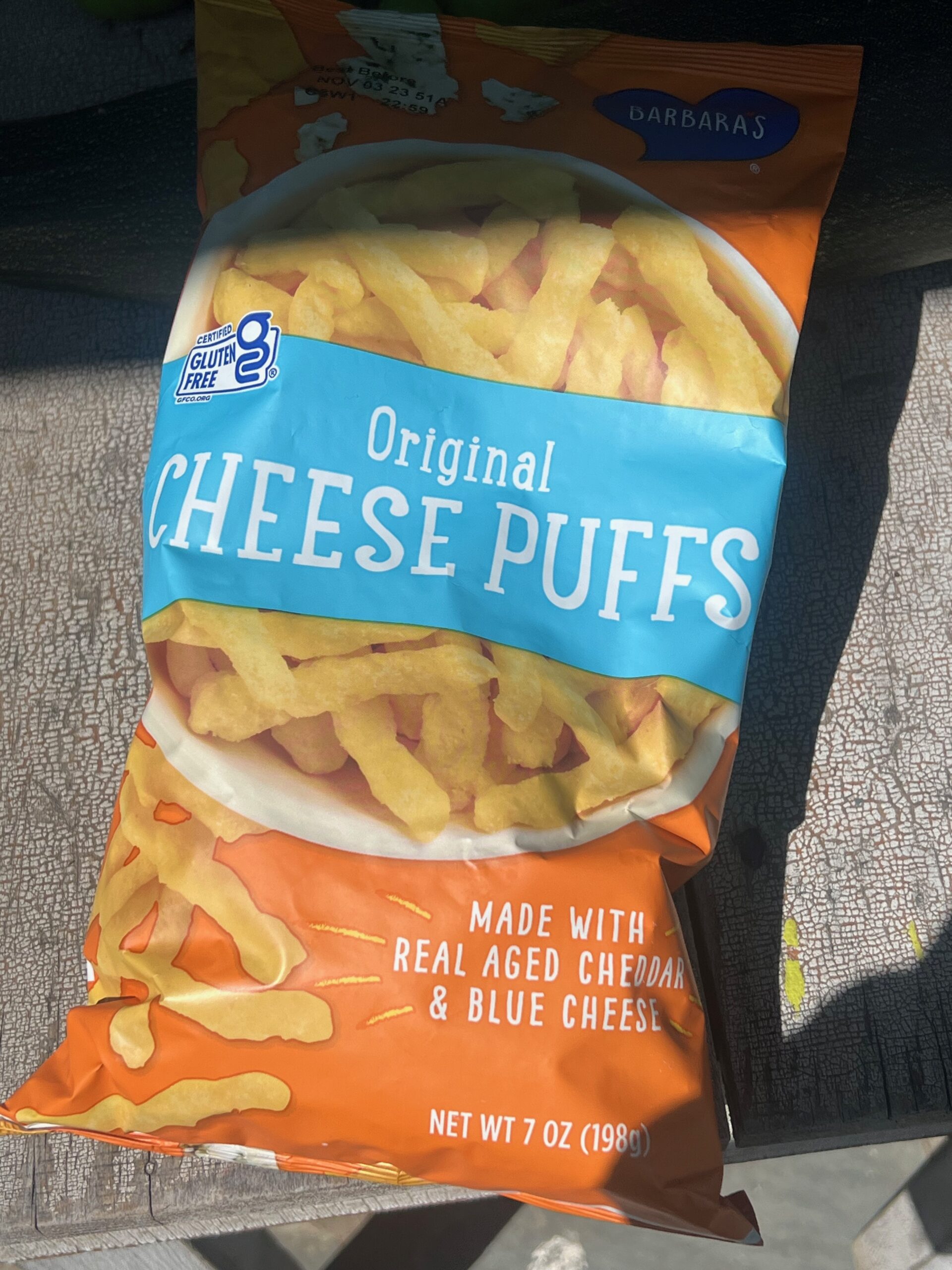 Our Health Snack Argument Can Barbara's Baked White Cloud Cheese Puffs