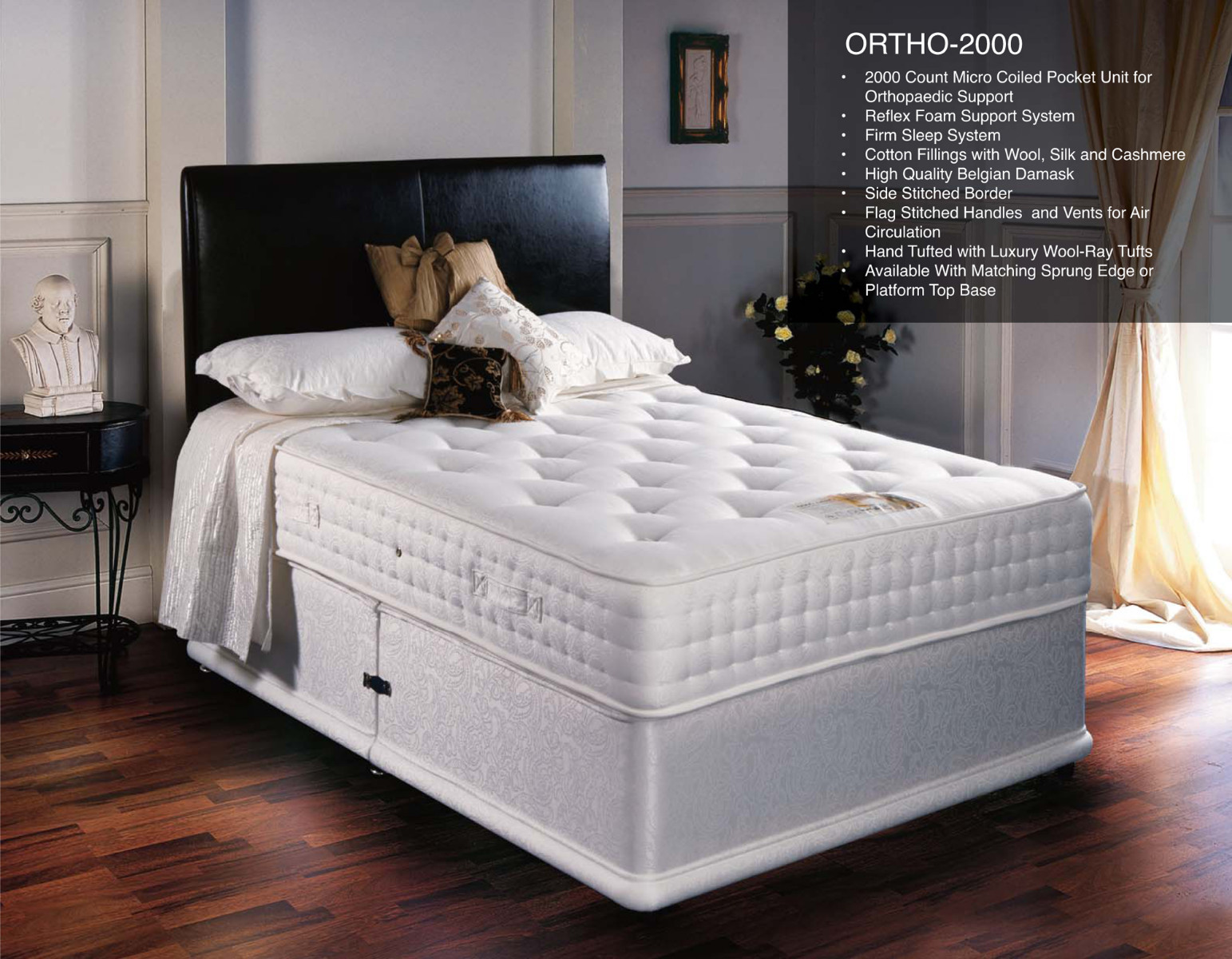 Deans Furnishers Mattresses Ortho Pocket Mattress Only 5'0 x 6'6
