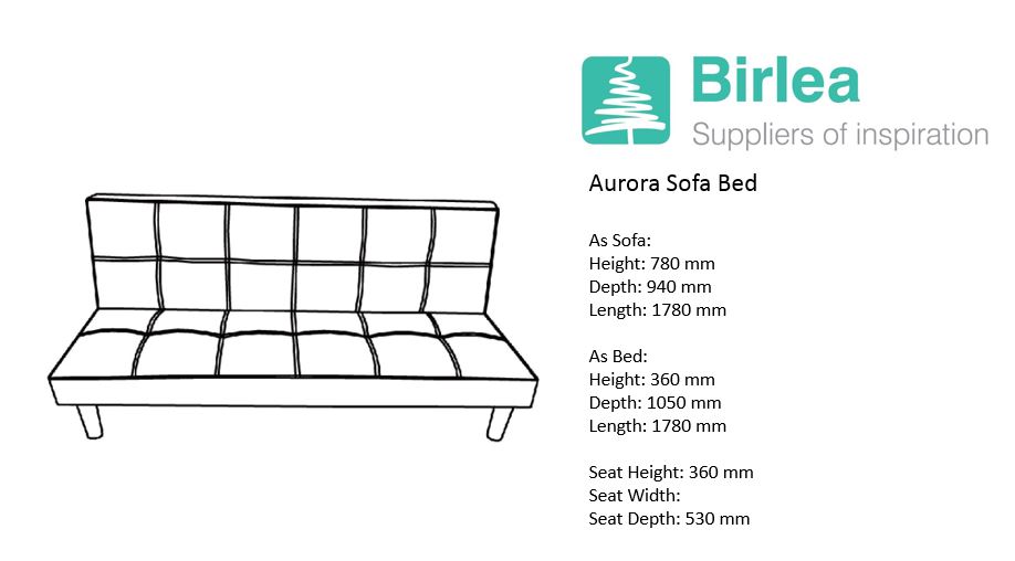 Aurora Grey Velvet Sofa Bed