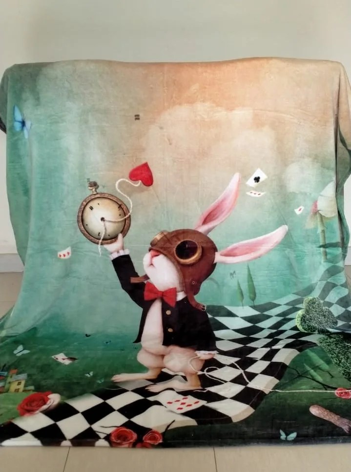 Rabbit Fleece Blankets for Sale 2024