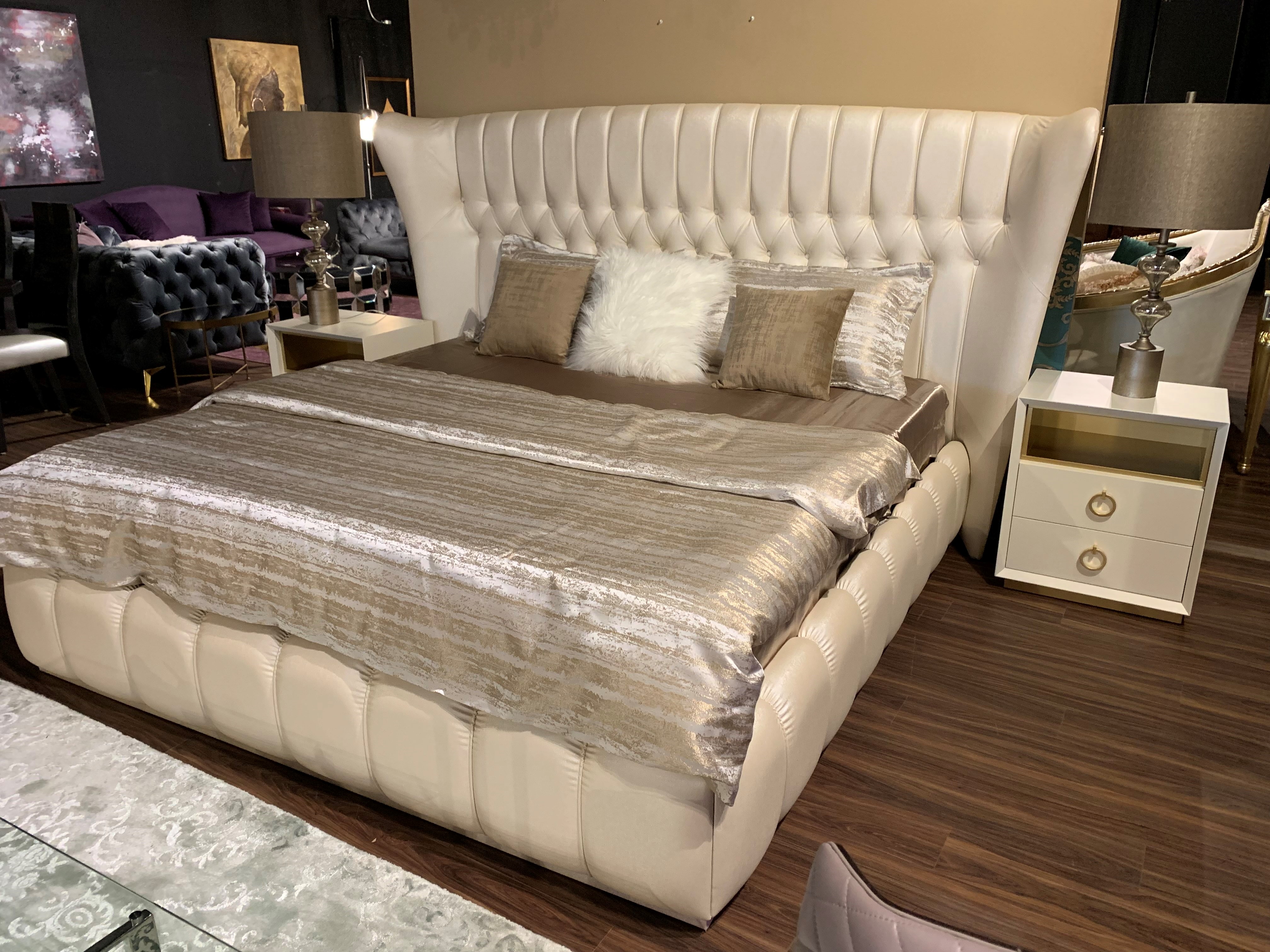 Velvet Bedroom Set Real Life Photo