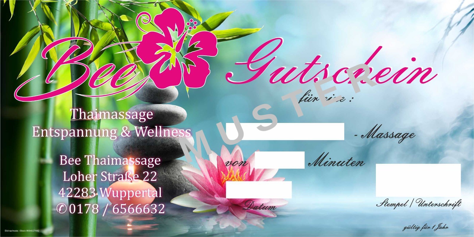 Geschenkgutscheine Bee Thaimassage