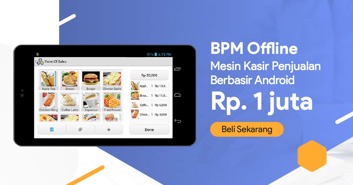 BPM Offline Mesin Kasir Penjualan No. 2 Bee.id