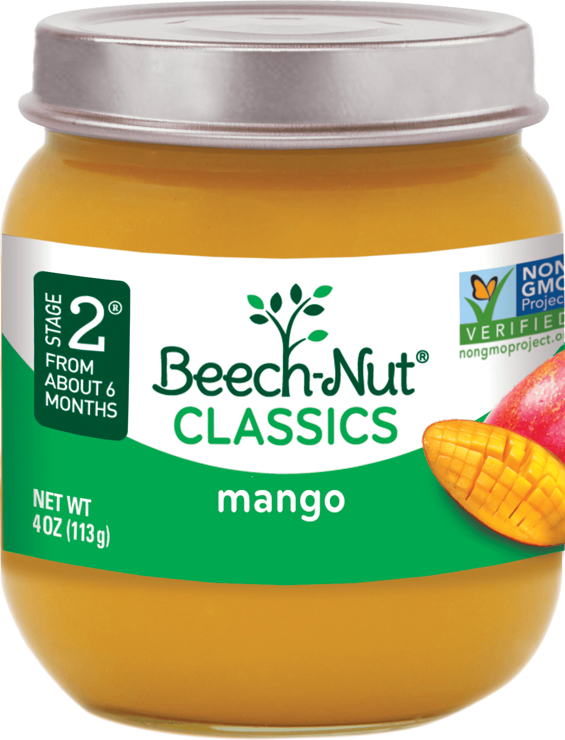 BeechNut® Classics Mango Stage 2 Baby Food Jars