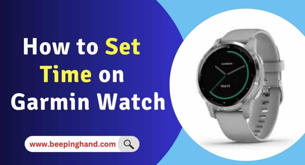 How to Set Time on Garmin Watch 7 Steps to Change Time