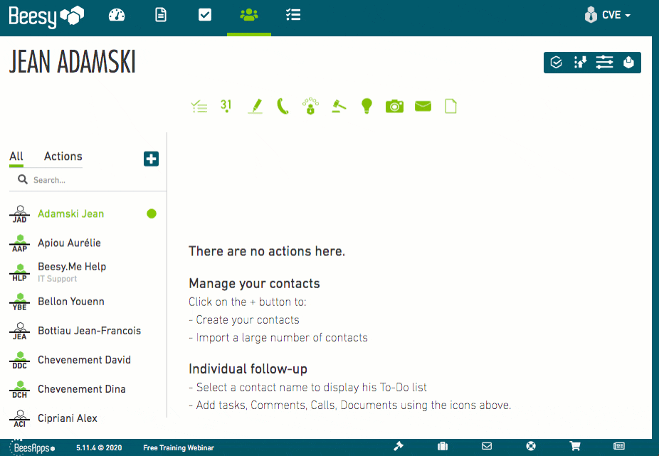 Manage your Online Address Book with Beesy.me