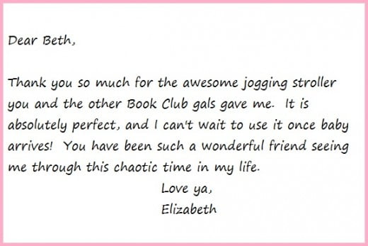 Tips To Writing Thank You Note For Baby Shower FREE Printable Baby