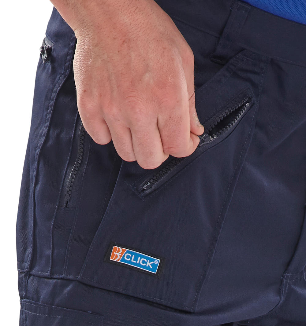 AWT CLICK ACTION WORK TROUSERS NAVY BLUE Beeswift, Manufacturer and