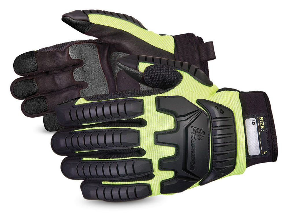 SUMXVSB CLUTCH GEAR® IMPACT PROTECTION MECHANICS GLOVE YELLOW