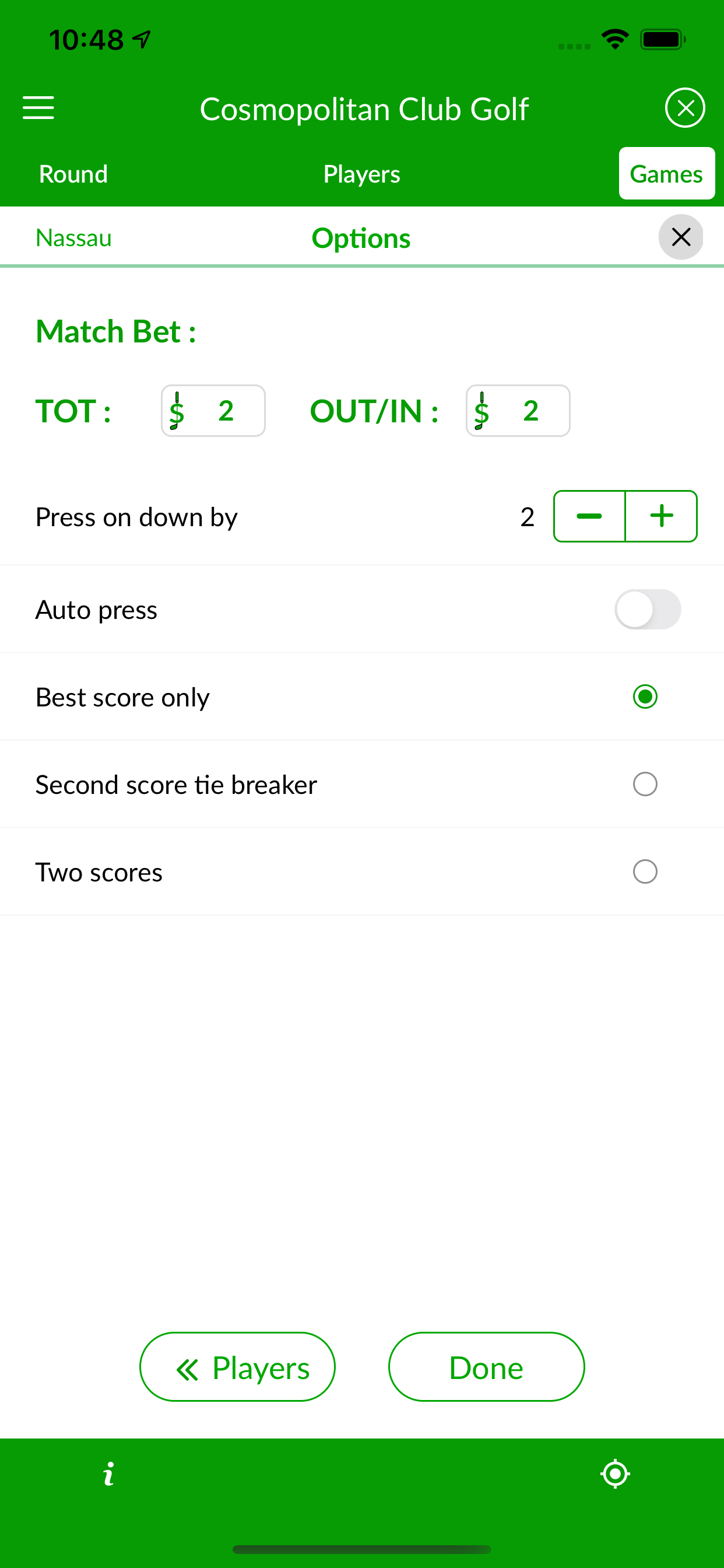 How to play Nassau golf game BEEZER GOLF Golf games scoring app
