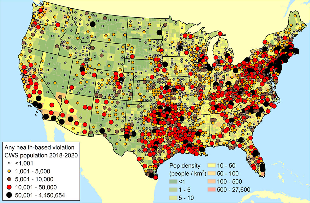 Drivers of Spatiotemporal Variability in Drinking Water Quality in the
