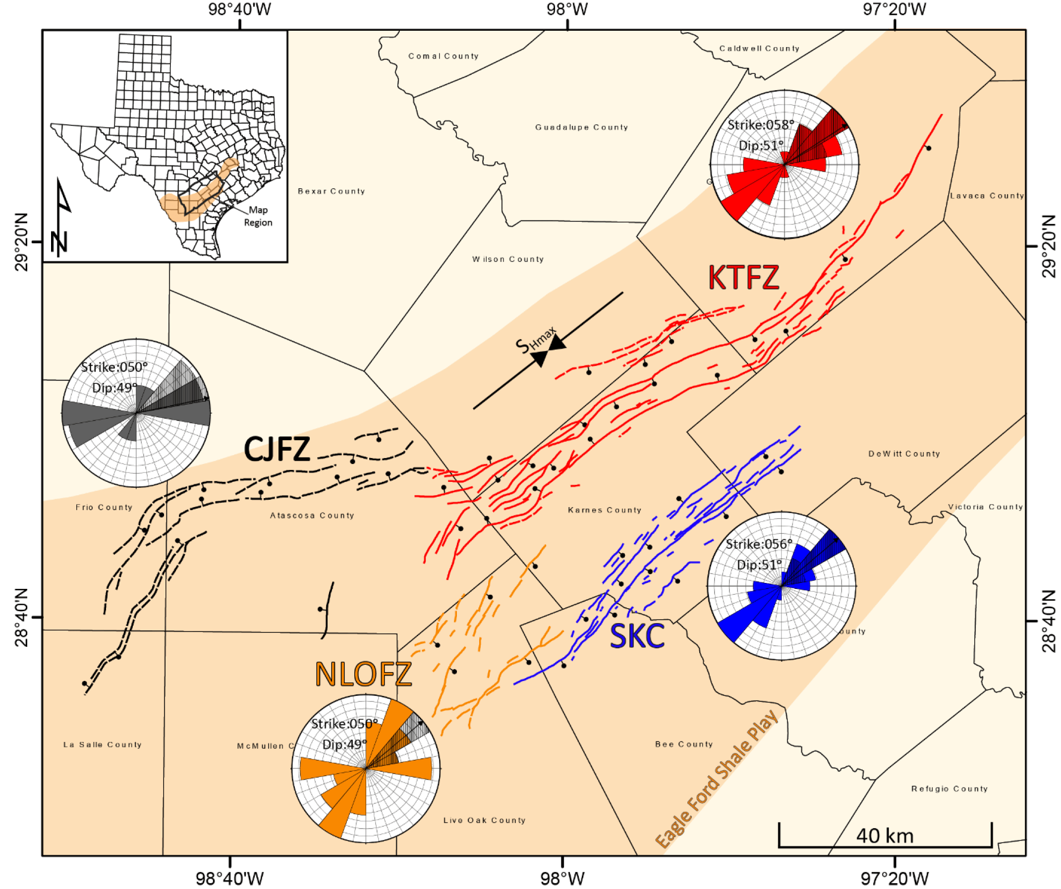 Eagle Ford Geology Maps