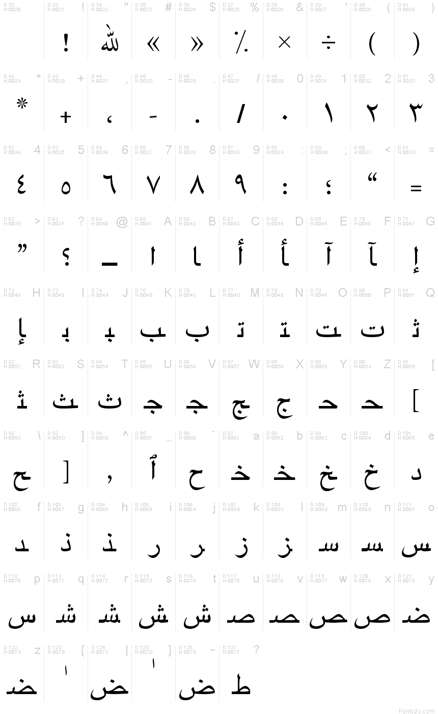 100 Best Arabic Fonts for Designers 2021