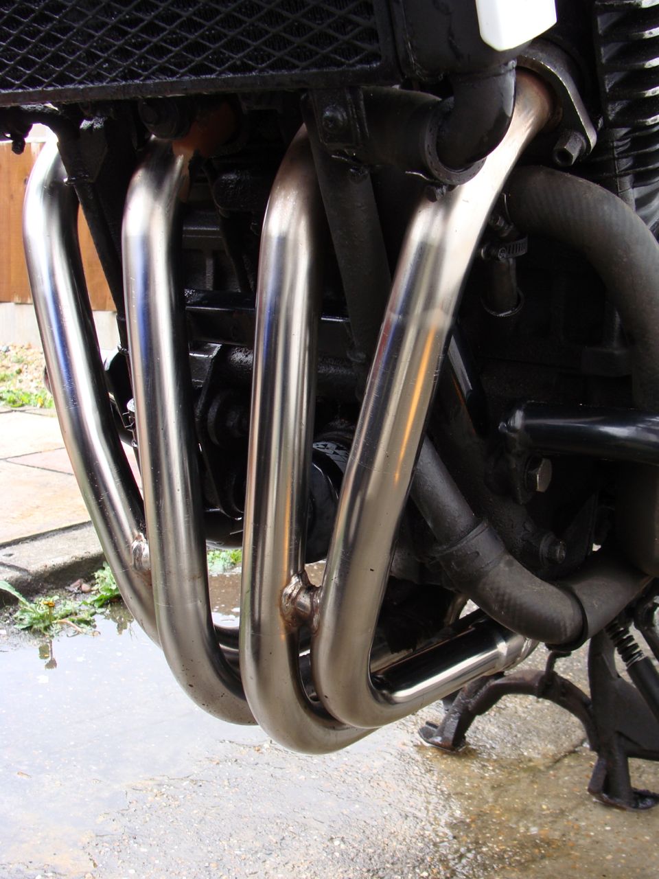 Downpipe Polish Review OptiGlanz vs Autosol Beginner Biker Adventures