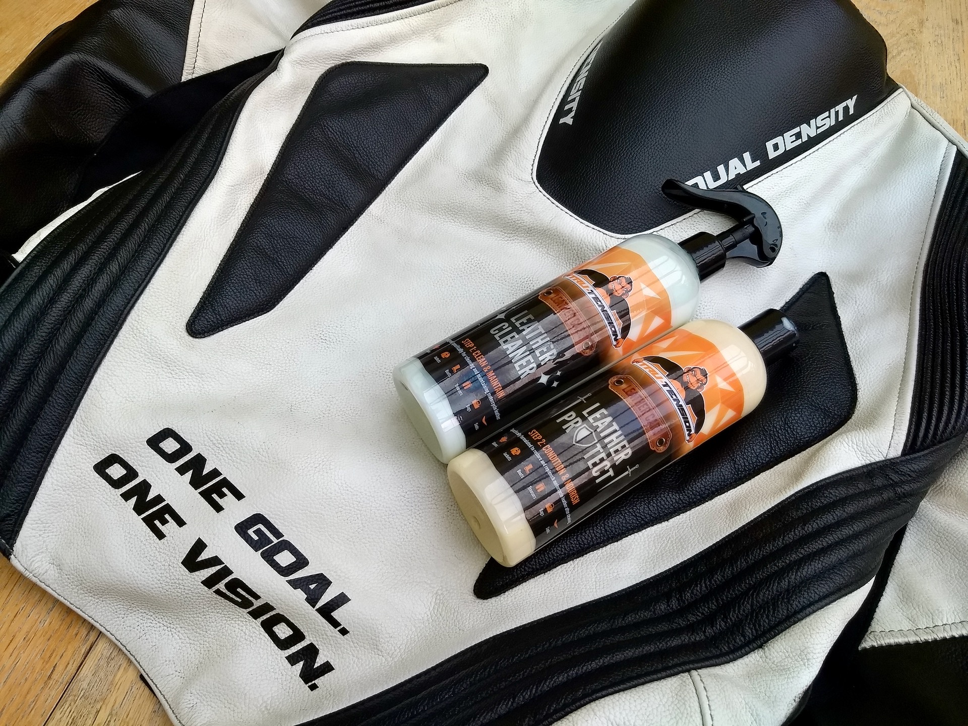 TruTension Leather Cleaner & Protect Conditioner Review Beginner Biker Adventures