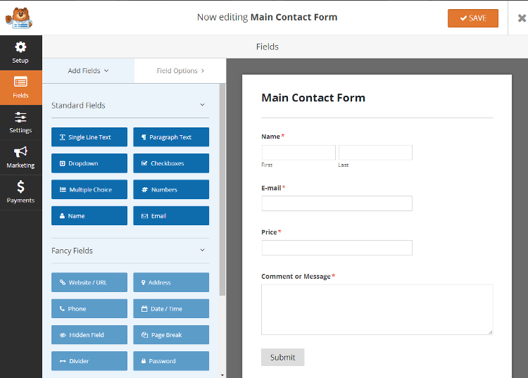 WPForms Review A New DragandDrop Contact Form Builder