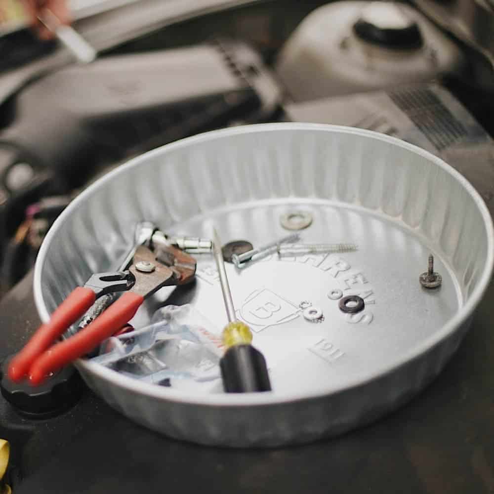 1 Gallon Galvanized Steel Utility Pan Behrens Mfg