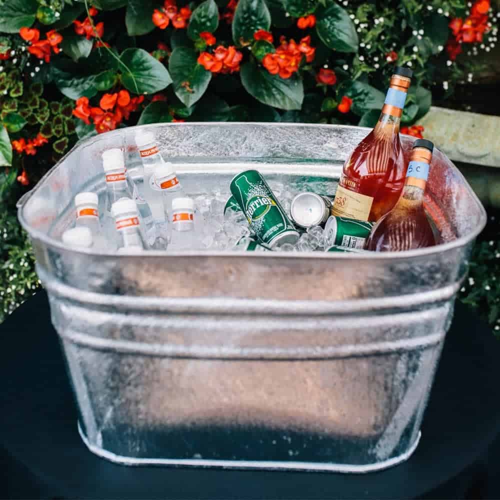 12 Gallon Square Hot Dipped Steel Tub Behrens Mfg