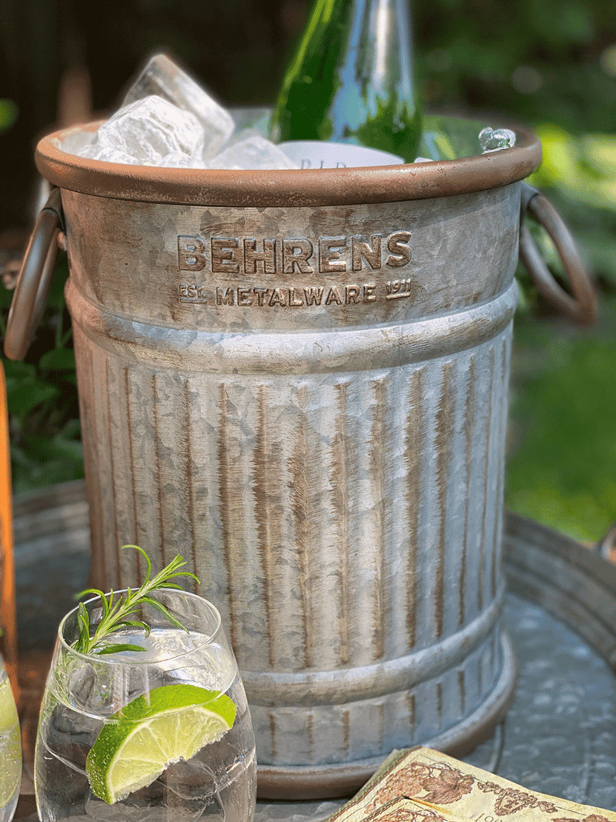 Behrens Galvanized Drink Tubs Holiday Home Bar How To