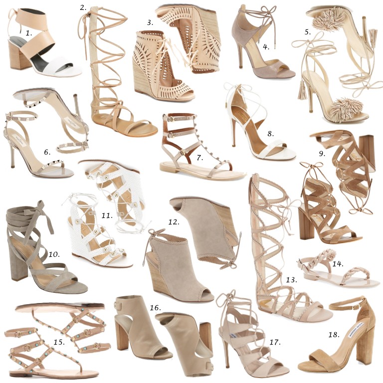 best nude sandals