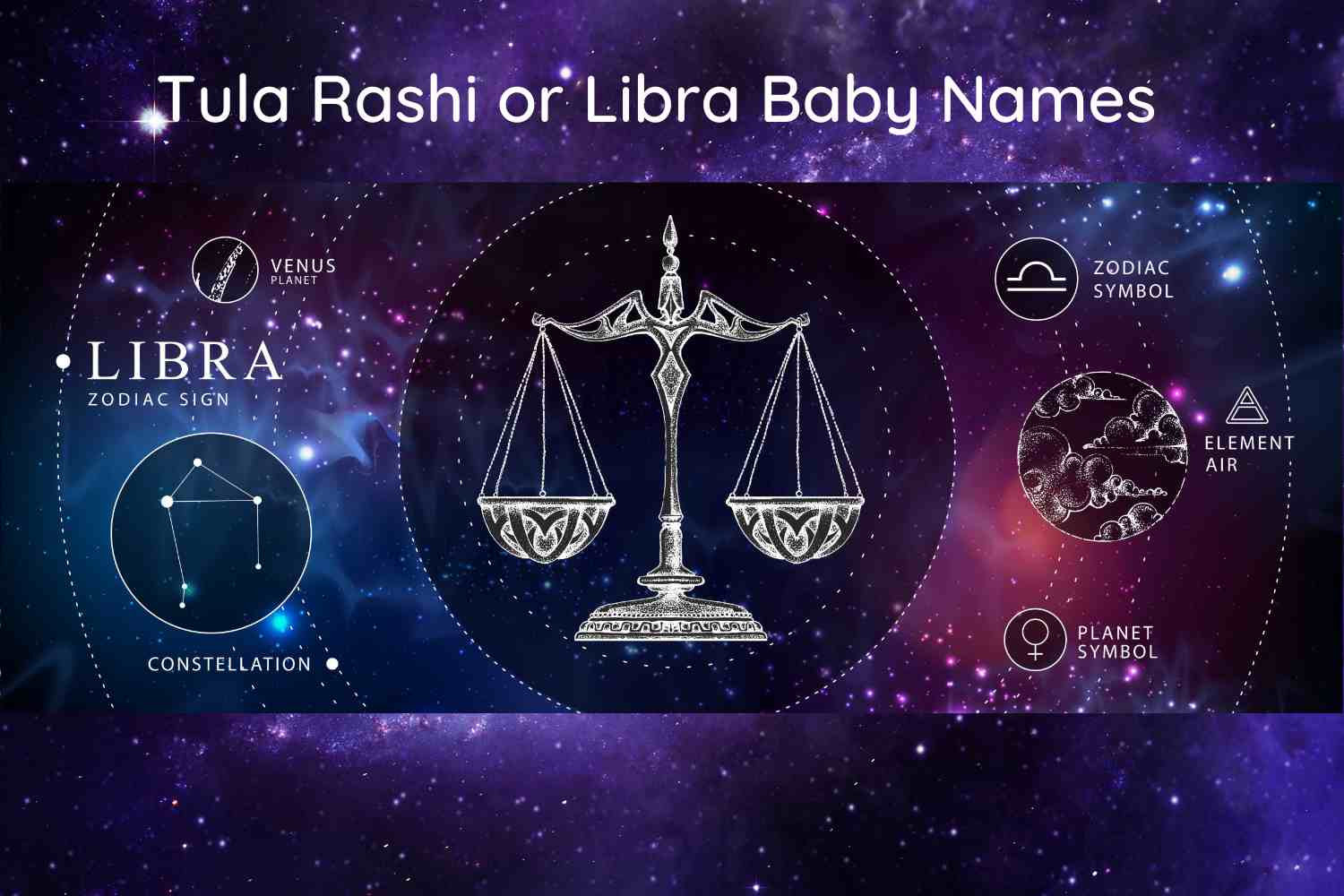 Popular Top 200 Libra or Tula Rashi Born Baby Names For Boys and Girls