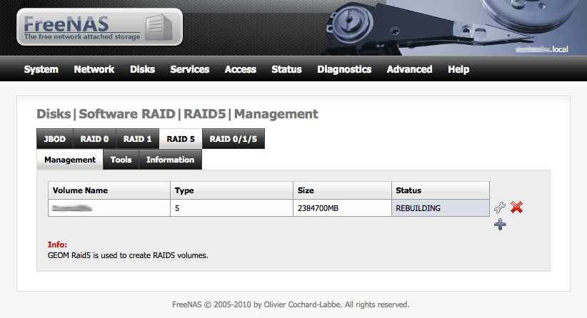 FreeNAS setup, hardware raid or ZFS array The.
